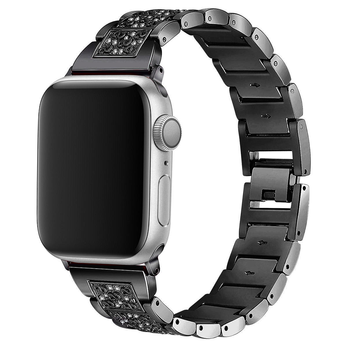Dressy S-Block Metal Band for Apple Watch 38/40/41mm & 42/44/45mm
