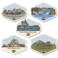 National Parks Sticker Collection