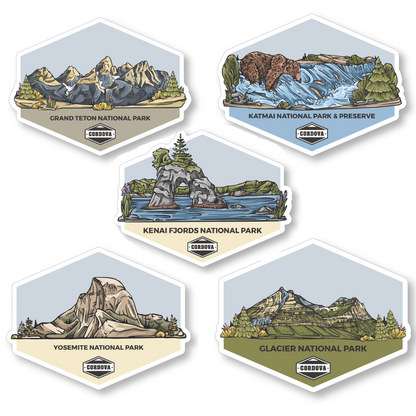 National Parks Sticker Collection
