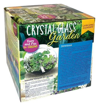 Crystal Glass Garden Seed Starting Terrarium