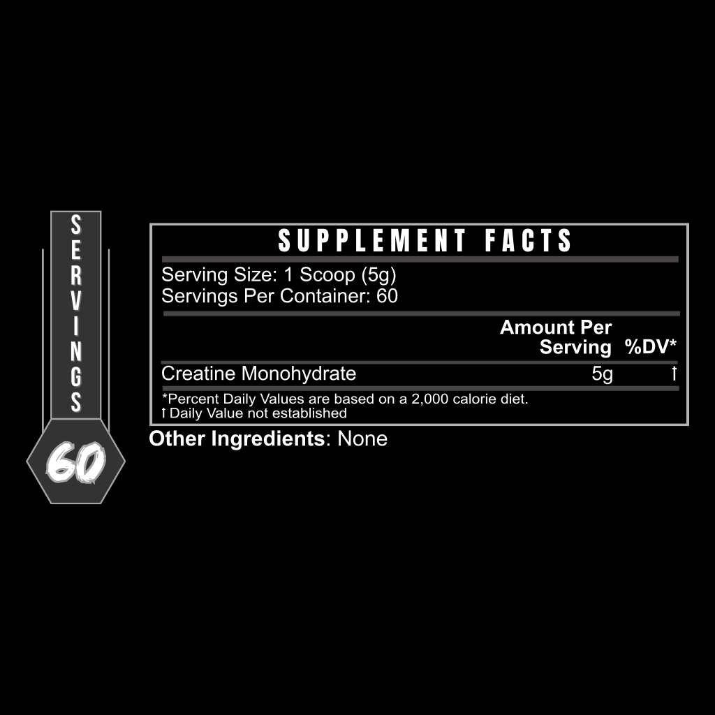 Creatine Monohydrate Powder – 5g Pure Strength & Performance