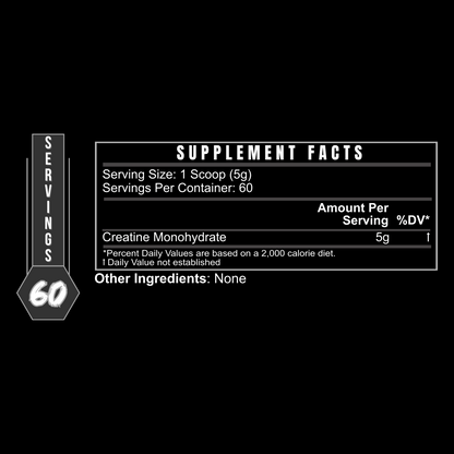 Creatine Monohydrate Powder – 5g Pure Strength & Performance