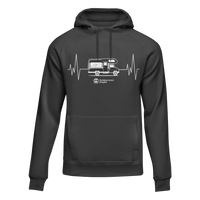 Camping Cardiogram Unisex Hoodie