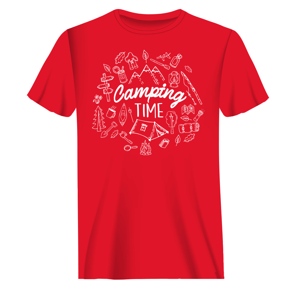 T-shirt homme Éléments de camping