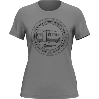 Camping Kaleidoscope T-Shirt for Women