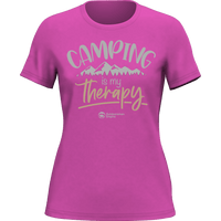 Camping Is My Therapy T-Shirt for Women
