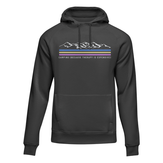 Sudadera con capucha unisex "Camping Lines"