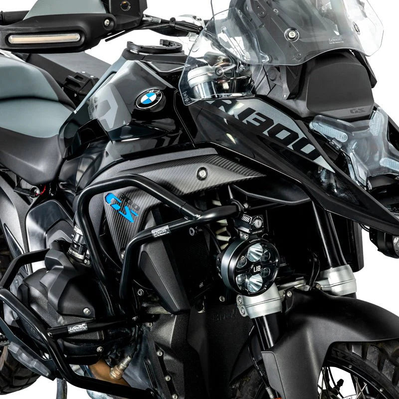 LOBOO CSB131-A Carbon Fiber Radiator Side Panel for BMW R1300GS – Lightweight, Precision Fit Upgrade