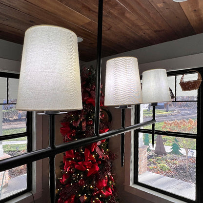 5-Light Linear Modern Chandelier