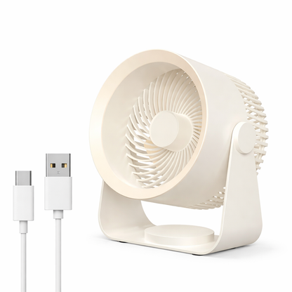 Portable Fan | Battery Operated Personal Fan with 4000mAh Rechargeable Battery | Lightweight Design for Indoor and Outdoor Cooling