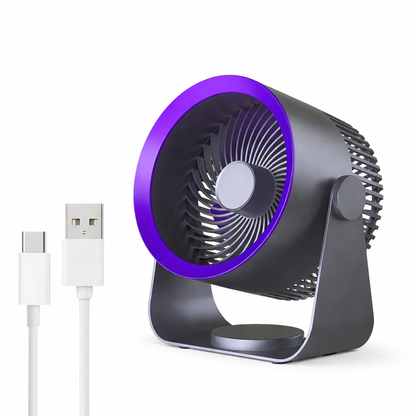 Portable Fan | Battery Operated Personal Fan with 4000mAh Rechargeable Battery | Lightweight Design for Indoor and Outdoor Cooling