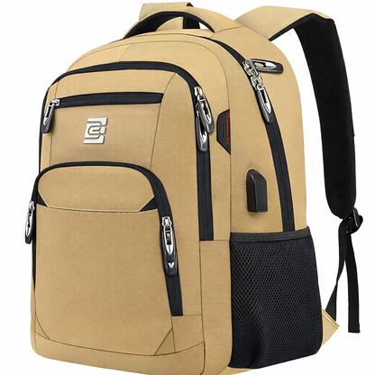 Slim Anti Theft Laptop Backpack 15.6 Inch USB Charging Travel Bag