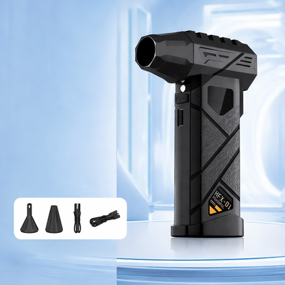 Wireless Air Blower – HFX-01 Turbo Compressed Duster with Strong Airflow & Power Bank