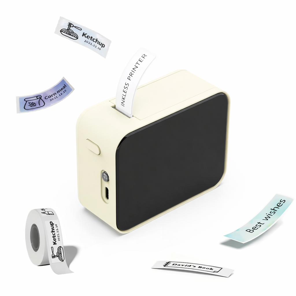 Mini Portable Thermal Label Printer Wireless Bluetooth Sticker Tag Maker P15