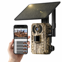 4K Hunting Trail Camera with 4G Live View - Solar Powered, 0.2s Trigger & Auto Night Vision