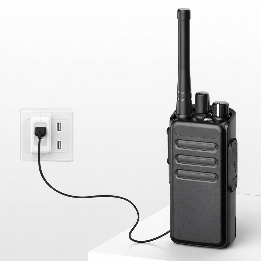 Mini Walkie Talkie Long Range Two Way Radio UHF Portable Handheld Radios