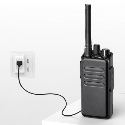 Mini Walkie Talkie Long Range Two Way Radio UHF Portable Handheld Radios