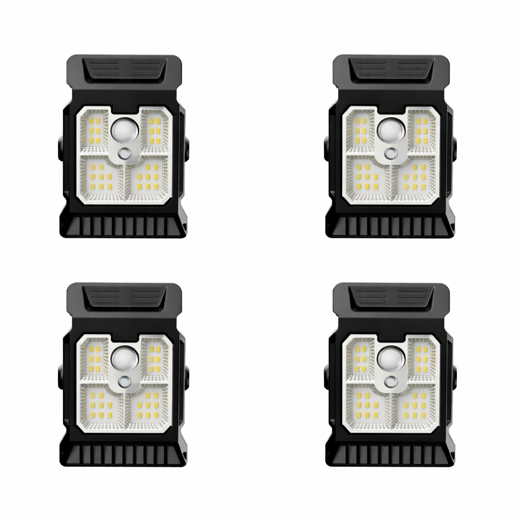 Solar Motion Sensor Garden Light | Outdoor Clip On LED Courtyard Lawn Lamp