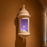 Puerto Rican Garita Coqui Lamp 16 Color USB LED Night Light Handmade Souvenir