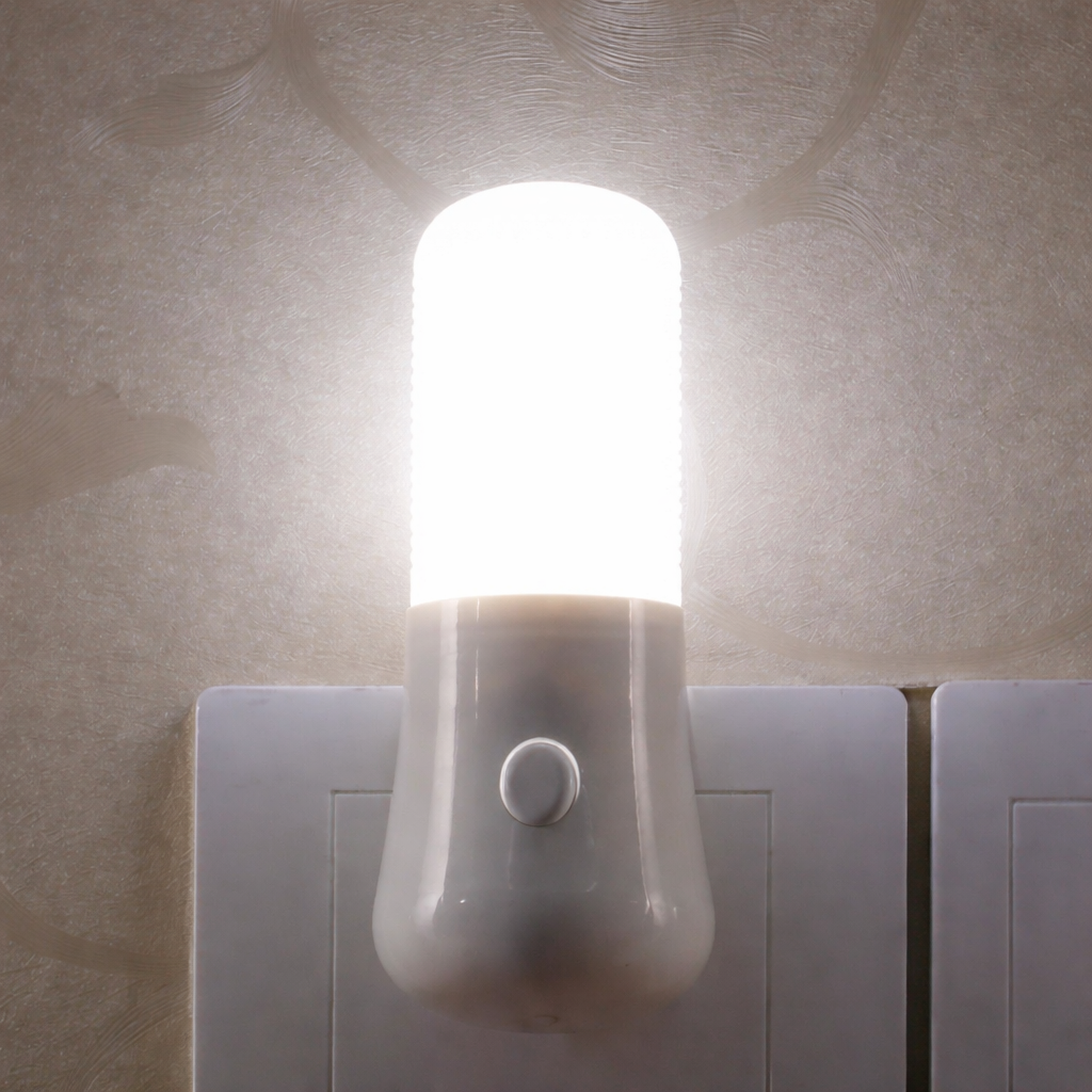 Veilleuse LED à brancher, blanc chaud, pour chambre d'enfant, couloir, escaliers