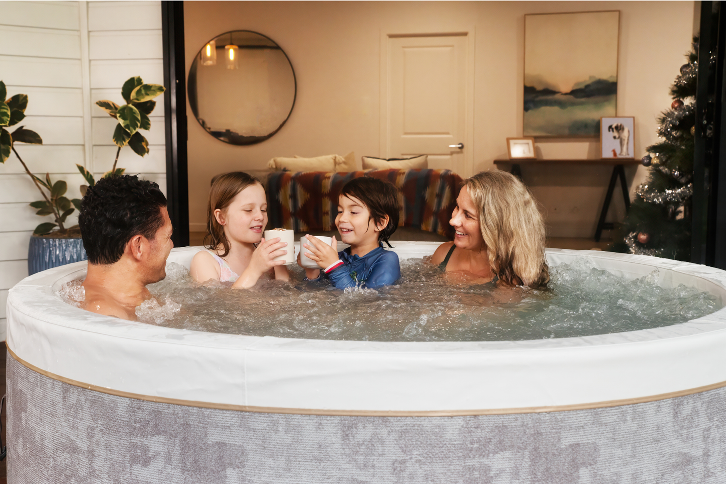MSPA | COCOON | Verto Series | Textile-inspired Design | Rigid Hot Tub & Spa | Upto 6 Person