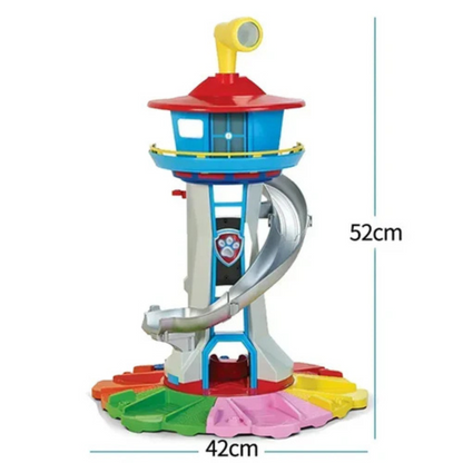 Kids Car Ramp Toy Set with Slide Tower & Race Track Playset