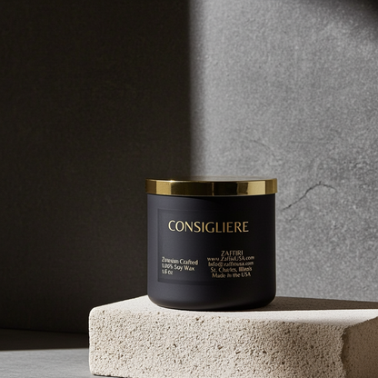 CONSIGLIERE | 16oz Soy Wax Candle - Fragrance by ZAFFIRI