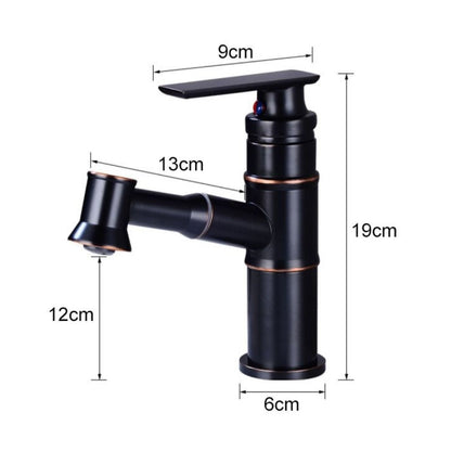 Langfoss Pull-Out Single-Hole Bathroom Faucet