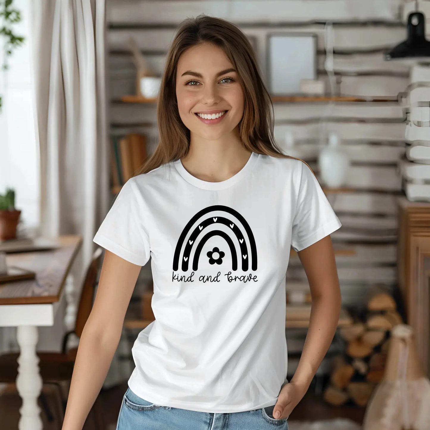 Kind and Brave T-Shirt – Empowering Everyday Style