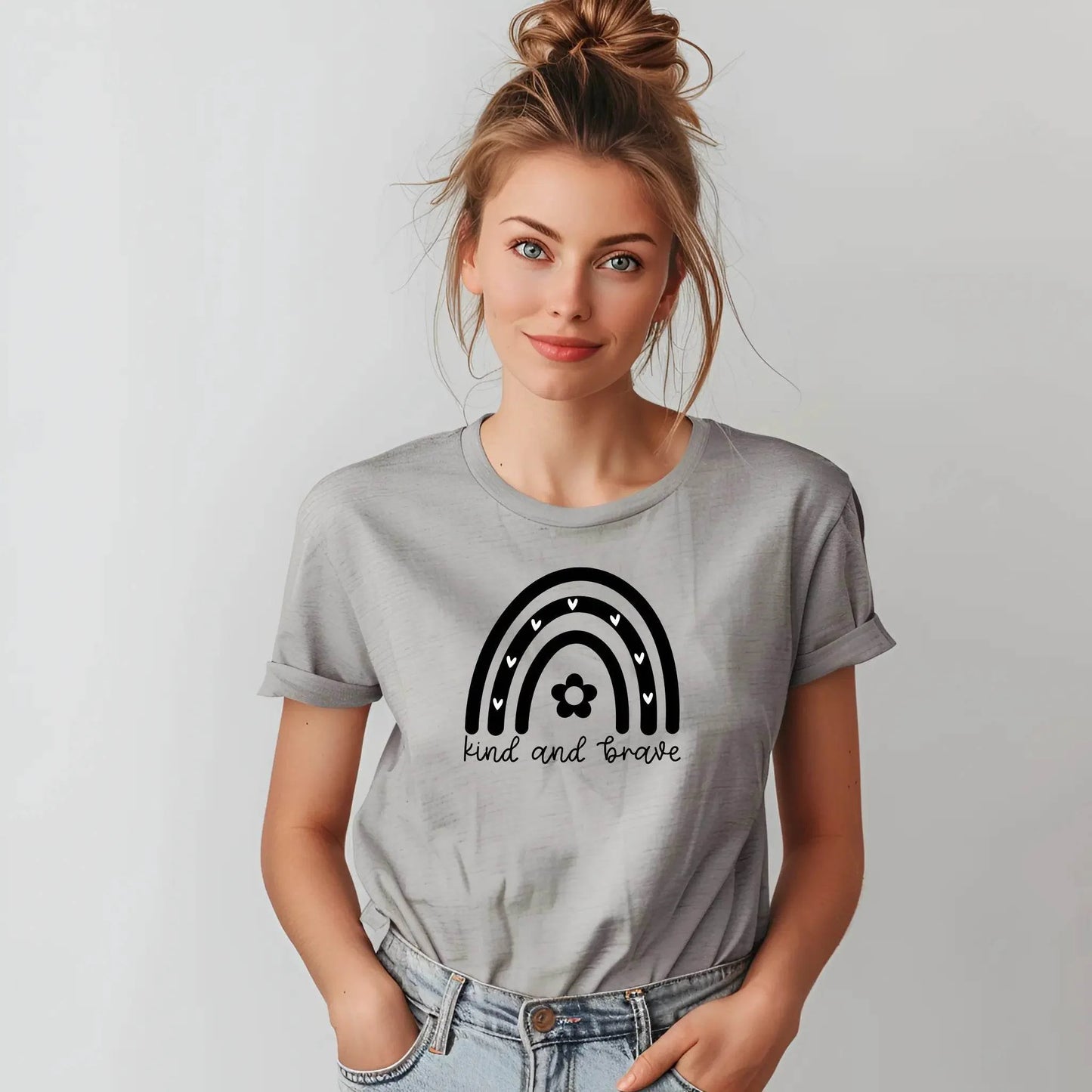 Kind and Brave T-Shirt – Empowering Everyday Style