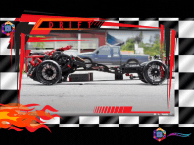Kit de cadre de châssis pour voiture de drift propulsion arrière nouveau moteur central