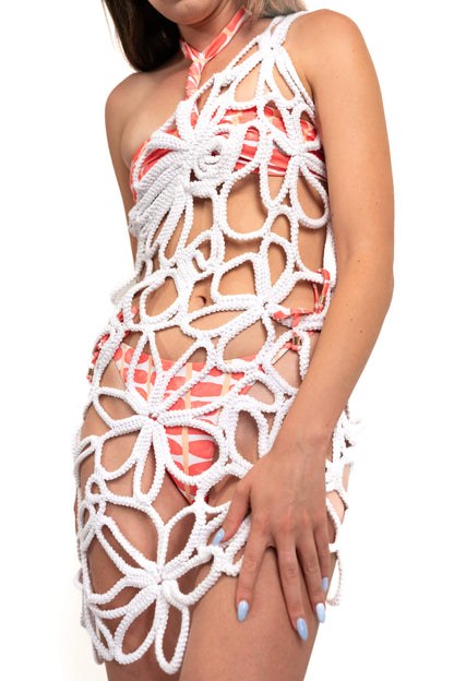 Crochet Beach Cover Up Dress