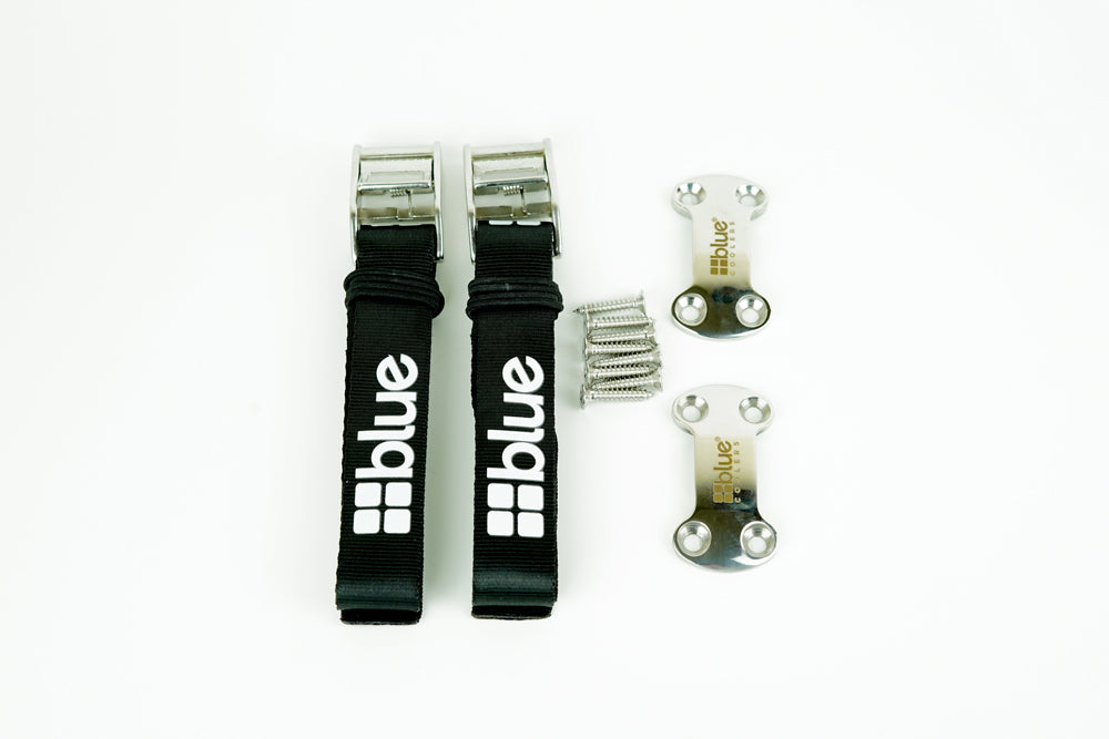 Accesorio - Kit universal de sujeción azul para neveras portátiles