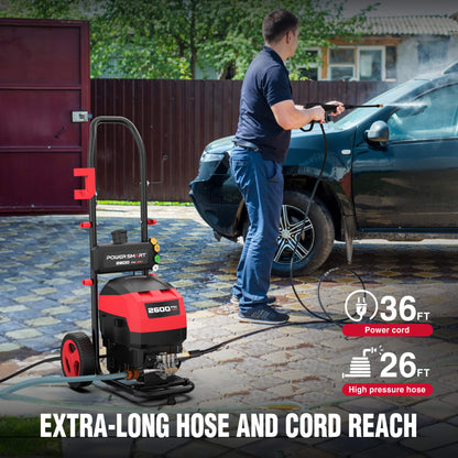 2600PSI 1.4GPM Electric Pressure Washer DW1026A