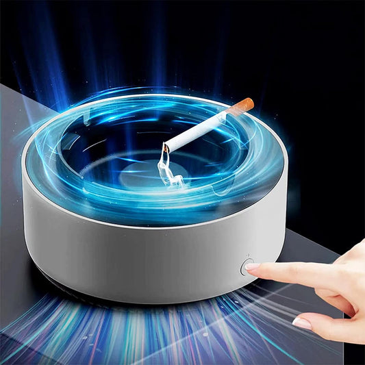 Smokeless Ashtray Air Purifier Smoke Filter Ashtray with Odor Removal