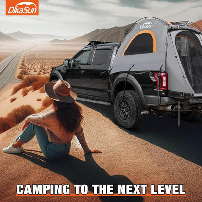 5.5-6.7ft Easy Setup Pickup Truck Bed Tent,Green