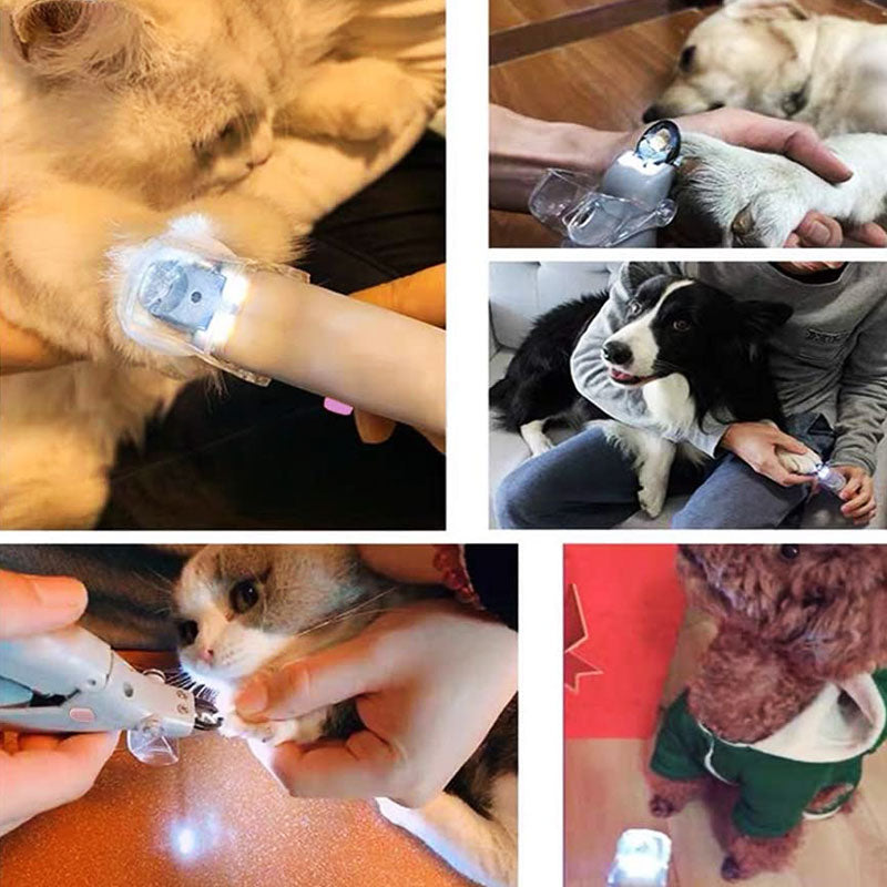 PawGuard Pro Dog Nail Clippers with Safety Sensor Stainless Steel