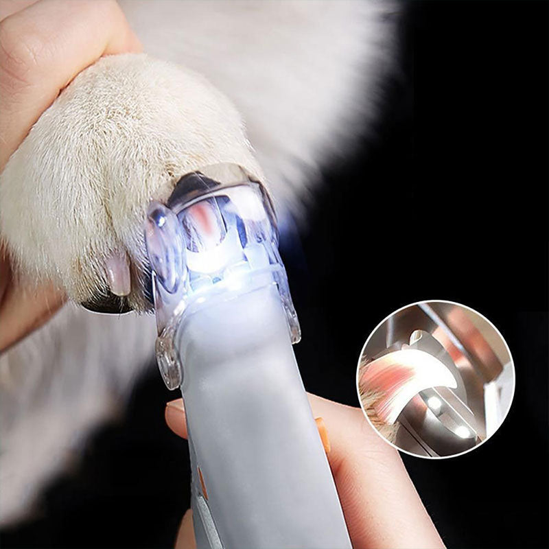 PawGuard Pro Dog Nail Clippers with Safety Sensor Stainless Steel