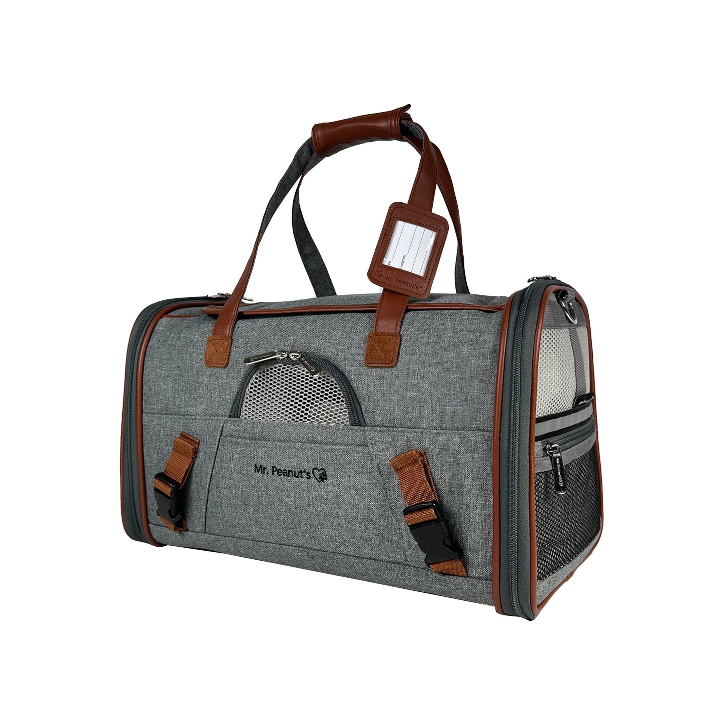 Sac de transport pour animaux de compagnie de taille standard, homologué pour les compagnies aériennes, série Or, par Mr. Peanut