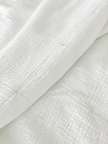 Easy Cotton Gauze Quilt & Pillow Set