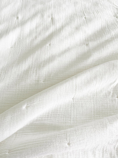 Easy Cotton Gauze Quilt & Pillow Set