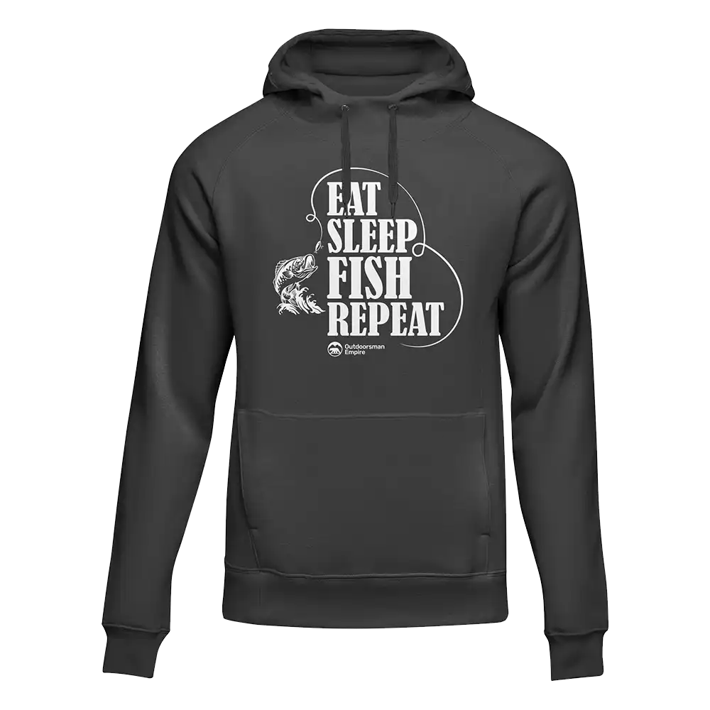 Sudadera con Capucha Unisex Come Duerme Pesca Repite