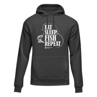 Sudadera con Capucha Unisex Come Duerme Pesca Repite