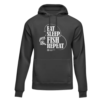 Sudadera con Capucha Unisex Come Duerme Pesca Repite