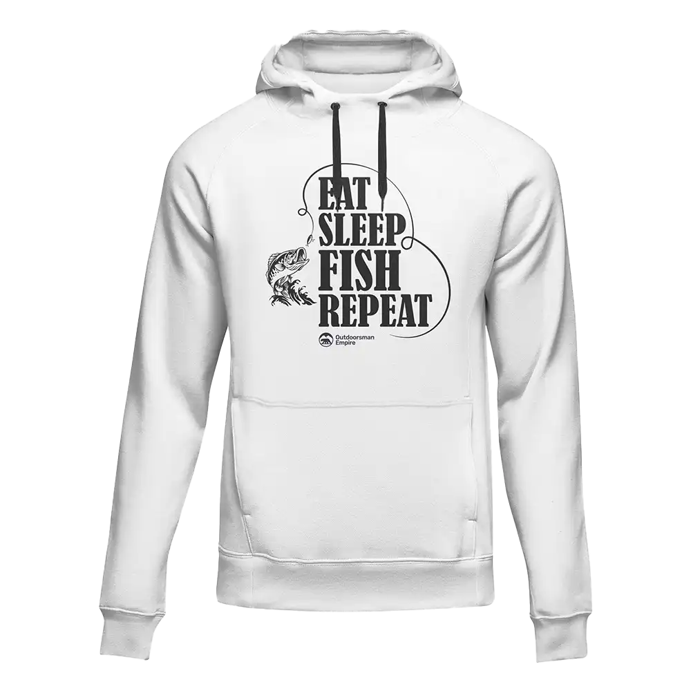 Sudadera con Capucha Unisex Come Duerme Pesca Repite
