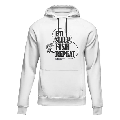 Sudadera con Capucha Unisex Come Duerme Pesca Repite