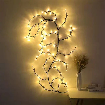 Willow Vine LED String Light | Decorative Hanging Branch Lamp for Wall Decor