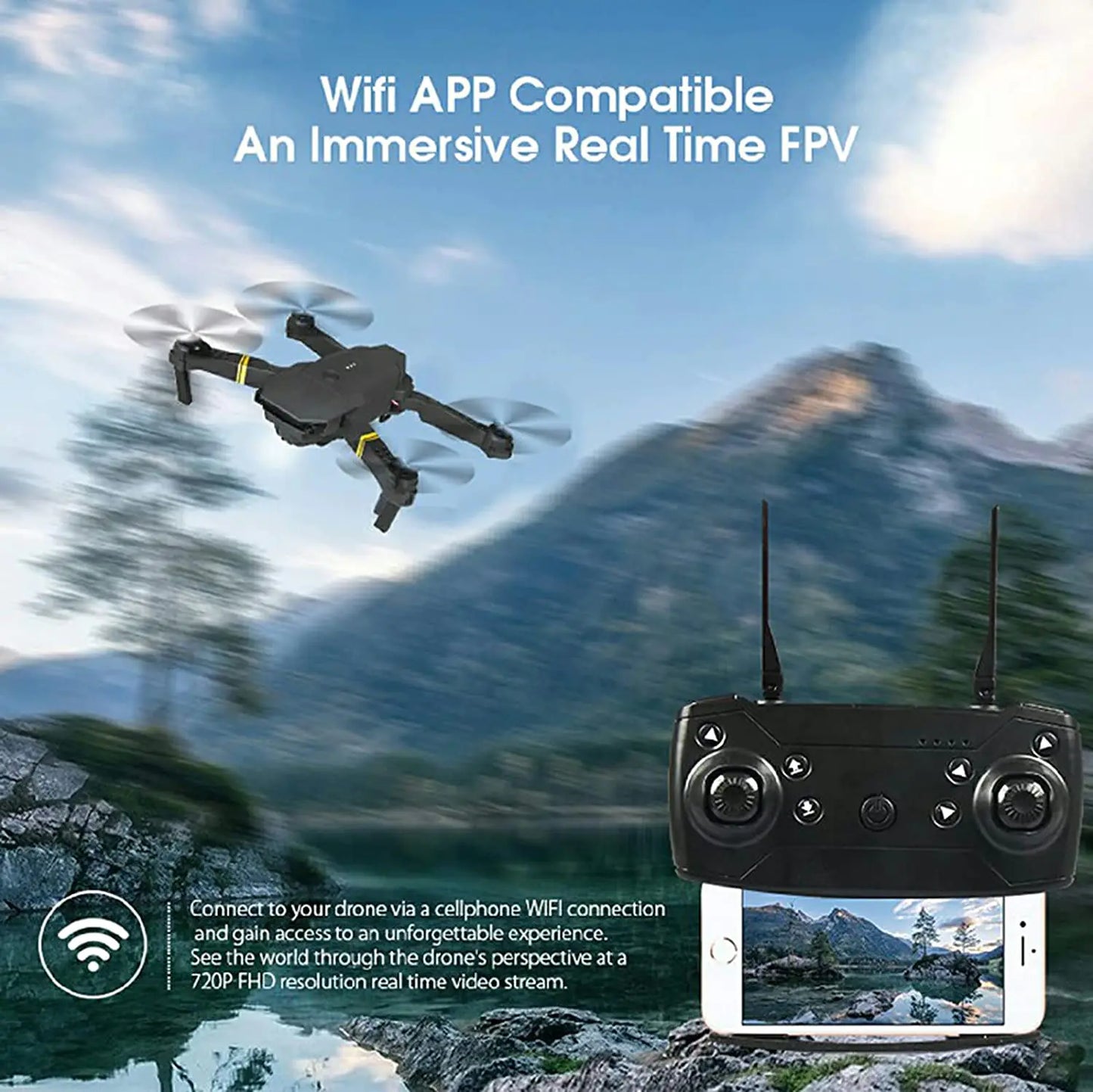 4K HD Dual Camera FPV Drone