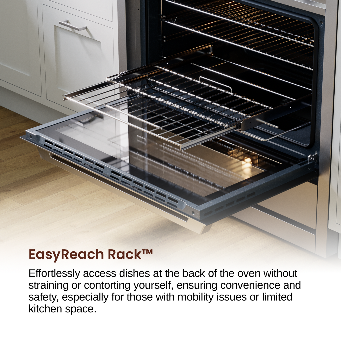 Cuisinière à gaz Rangaire 36" avec four à convection et four encastrable en acier inoxydable RRG361TS