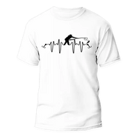 Fishing Heart Beat Man T-Shirt